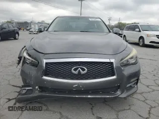 2015 Infiniti Q50 with VIN JN1BV7AR9FM420490, listed as a Copart auction lot 52794975 with 159,048 mi miles and Clean Title. Bid and sale history available at carsss.com. Image 5.