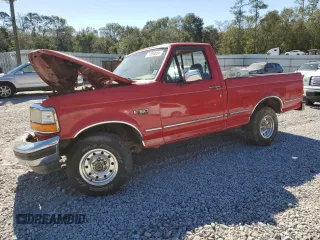 1995 Ford F-150 with VIN 1FTEF15N8SNA75419, listed as a Copart auction lot 74993694 with 0 mi miles and Salvage Title. Bid and sale history available at carsss.com. Image 1.