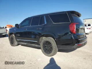 2022 GMC Yukon SLT with VIN 1GKS2BKT3NR250247, listed as a Copart auction lot 86438204 with 65,862 mi miles and Salvage Title. Bid and sale history available at carsss.com. Image 2.