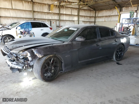 2014 Dodge Charger RT Plus with VIN 2C3CDXCT4EH333311, listed as a Copart auction lot 45233855 with 134,917 mi miles and Salvage Title. Bid and sale history available at carsss.com. Image 1.