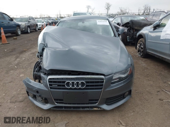 2012 Audi A4 Premium with VIN WAUBFAFLXCA120656, listed as a IAAI auction lot 42024150 with 151,192 mi miles and . Bid and sale history available at DreamBid. Image 12.