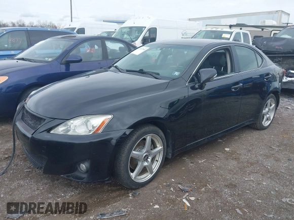 2011 Lexus IS 250 with VIN JTHCF5C24B5048479, listed as a IAAI auction lot 41947968 with 173,182 mi miles and . Bid and sale history available at DreamBid. Image 2.
