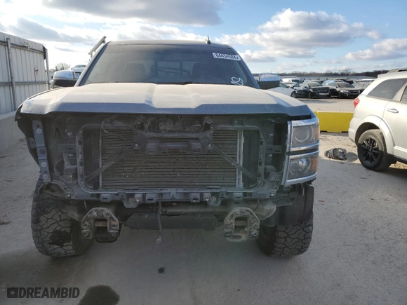 2015 Chevrolet Silverado 1500 LTZ with VIN 3GCUKSEJXFG449988, listed as a Copart auction lot 84434504 with 154,473 mi miles and Salvage Title. Bid and sale history available at carsss.com. Image 5.