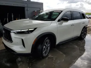 2025 Infiniti QX60 с VIN 5N1AL1FR9SC332975, выставлен на аукционе Copart как лот 78142234 с пробегом 1 340 миль миль и Списание • Salvage title. История ставок и продаж доступна на DreamBid. Изображение 1.
