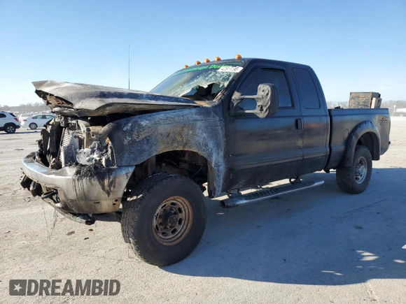 2003 Ford Super Duty F-250 XL with VIN 1FTNX21F53EA98269, listed as a Copart auction lot 42813195 with 0 mi miles and Salvage Title. Bid and sale history available at carsss.com. Image 1.