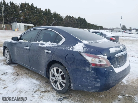 2012 Nissan Maxima 3.5 SV with VIN 1N4AA5AP1CC854269, listed as a IAAI auction lot 41626501 with 187,381 mi miles. Bid and sale history available at carsss.com. Image 3.