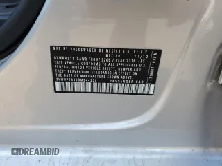 2013 Volkswagen Jetta SE with VIN 3VWDP7AJ0DM244230, listed as a Copart auction lot 61310145 with 115,360 mi miles and Salvage title. Bid and sale history available at DreamBid. Image 12.