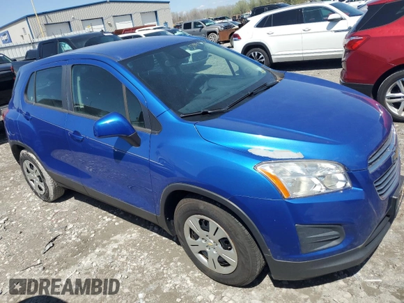 2015 Chevrolet Trax LS with VIN KL7CJKSBXFB066649, listed as a Copart auction lot 51949375 with 108,635 mi miles and Clean Title. Bid and sale history available at carsss.com. Image 4.