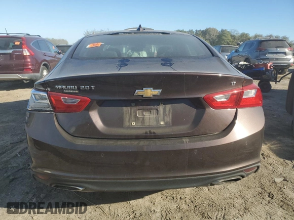 2016 Chevrolet Malibu LT with VIN 1G1ZF5SX9GF200002, listed as a Copart auction lot 76814464 with 135,656 mi miles and Salvage Title. Bid and sale history available at DreamBid. Image 6.