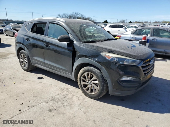 2016 Hyundai Tucson SE with VIN KM8J33A41GU088277, listed as a Copart auction lot 49478045 with 101,612 mi miles and Salvage Title. Bid and sale history available at carsss.com. Image 4.
