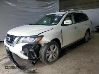 2018 Nissan Pathfinder SL with VIN 5N1DR2MM3JC665535, listed as a Copart auction lot 55263115 with 111,885 mi miles and Salvage title. Bid and sale history available at DreamBid. Image 1.