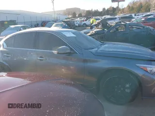 2018 Infiniti Q50 3.0t LUXE with VIN JN1EV7AP3JM360470, listed as a IAAI auction lot 41307365 with 74,875 mi miles. Bid and sale history available at carsss.com. Image 13.