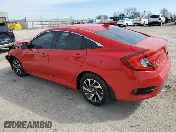 2018 Honda Civic EX with VIN 2HGFC2F78JH523816, listed as a Copart auction lot 49461835 with 158,061 mi miles and Salvage Title. Bid and sale history available at DreamBid. Image 2.