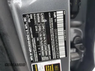 2017 Mercedes-Benz GLE 43 AMG с VIN 4JGED6EB3HA080600, выставлен на аукционе Copart как лот 44326635 с пробегом 65 497 миль миль и Списание • Salvage title. История ставок и продаж доступна на DreamBid. Изображение 13.