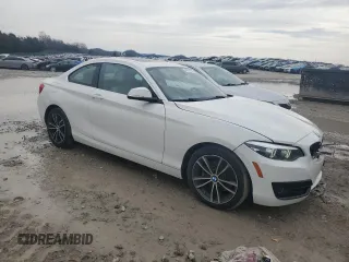 2018 BMW 2 Series 230i xDrive with VIN WBA2J3C52JVD48952, listed as a Copart auction lot 46394065 with 77,274 mi miles and Salvage title. Bid and sale history available at DreamBid. Image 4.