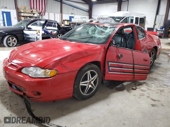 2004 Chevrolet Monte Carlo SS Supercharged z VIN 2G1WZ121849329254, wystawiony jako Copart lot #44712075 z przebiegiem 19 307 mil mil oraz Szkoda całkowita • Salvage title. Historia ofert i sprzedaży dostępna na DreamBid. Obrazek 1.