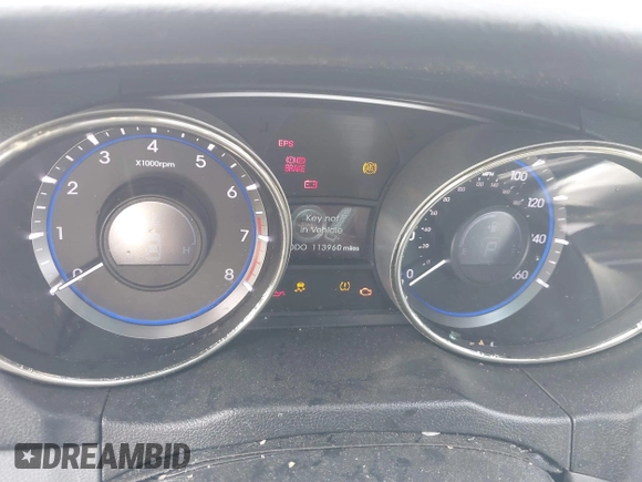 2013 Hyundai Sonata Limited with VIN 5NPEC4AB4DH558754, listed as a IAAI auction lot 39115355 with 113,960 mi miles and . Bid and sale history available at DreamBid. Image 7.