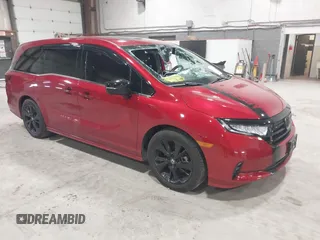 2023 Honda Odyssey Sport z VIN 5FNRL6H75PB054893, wystawiony jako IAAI lot #41984321 z przebiegiem 17 383 mil mil oraz . Historia ofert i sprzedaży dostępna na DreamBid. Obrazek 1.