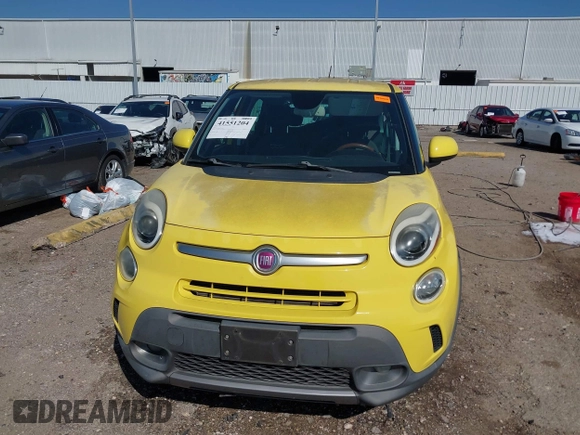 2014 FIAT 500L Trekking with VIN ZFBCFADH3EZ013347, listed as a IAAI auction lot 41551204 with 96,679 mi miles and . Bid and sale history available at DreamBid. Image 12.