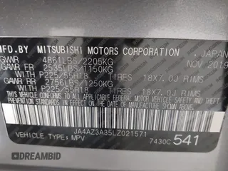 2020 Mitsubishi Outlander ES с VIN JA4AZ3A35LZ021571, выставлен на аукционе IAAI как лот 42523117 с пробегом 93 856 миль миль и . История ставок и продаж доступна на DreamBid. Изображение 9.