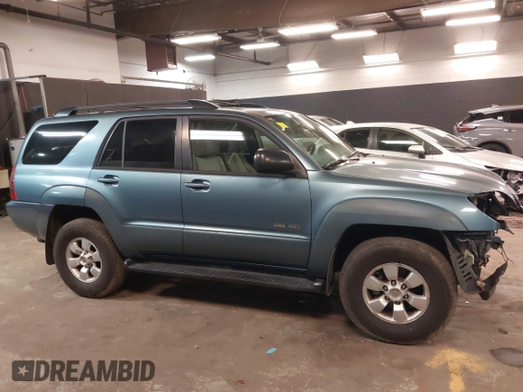 2003 Toyota 4Runner SR5 with VIN JTEBU14RX30011180, listed as a IAAI auction lot 41936479 with 214,879 mi miles and . Bid and sale history available at DreamBid. Image 14.