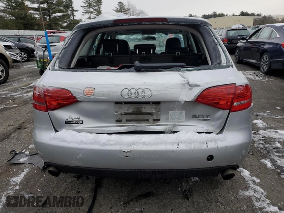 2009 Audi A4 2.0T Prem with VIN WAUVF78K19A189104, listed as a Copart auction lot 85190634 with 208,678 mi miles and Salvage Title. Bid and sale history available at carsss.com. Image 6.