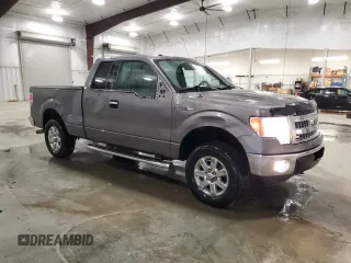 2013 Ford F-150 XL with VIN 1FTFX1EF2DFB21009, listed as a Copart auction lot 47578085 with 155,763 mi miles and Salvage Title. Bid and sale history available at carsss.com. Image 4.
