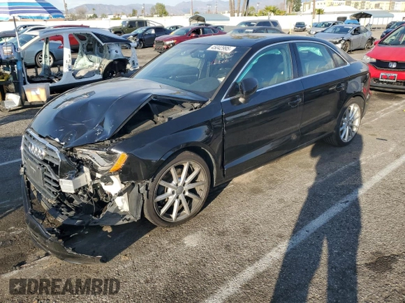 2016 Audi A3 1.8T Premium Plus with VIN WAUC7GFF2G1039901, listed as a Copart auction lot 45042995 with 73,212 mi miles and Salvage Title. Bid and sale history available at carsss.com. Image 1.