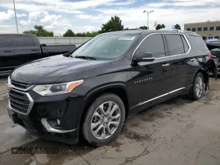 2021 Chevrolet Traverse Premier with VIN 1GNEVKKW8MJ124268, listed as a Copart auction lot 66551544 with 29,280 mi miles and Salvage Title. Bid and sale history available at carsss.com. Image 1.