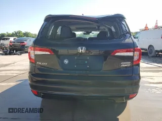 2021 Honda Pilot Special Edition with VIN 5FNYF6H21MB024227, listed as a Copart auction lot 58386055 with 27,371 mi miles and Salvage title. Bid and sale history available at DreamBid. Image 6.