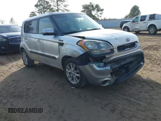 2012 Kia Soul + with VIN KNDJT2A67C7372683, listed as a IAAI auction lot 41464462 with 173,664 mi miles and . Bid and sale history available at DreamBid. Image 1.