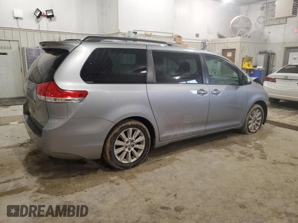 2014 Toyota Sienna Ltd with VIN 5TDDK3DC5ES082586, listed as a Copart auction lot 43142395 with 254,864 mi miles and Salvage Title. Bid and sale history available at carsss.com. Image 3.