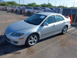 2007 Mazda Mazda6 i Sport VE with VIN 1YVHP80CX75M46817, listed as a IAAI auction lot 41896137 with 163,407 mi miles. Bid and sale history available at carsss.com. Image 2.