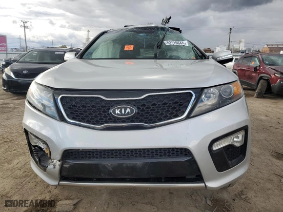 2013 Kia Sorento SX with VIN 5XYKWDA27DG375236, listed as a Copart auction lot 81716644 with 0 mi miles and Salvage Title. Bid and sale history available at carsss.com. Image 5.