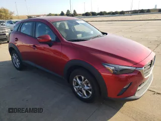 2021 Mazda CX-3 Sport with VIN JM1DKDB70M1504528, listed as a Copart auction lot 75355014 with 45,198 mi miles and Salvage Title. Bid and sale history available at carsss.com. Image 4.