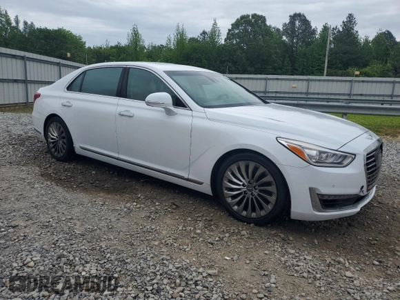 2019 Genesis G90 Ultimate with VIN KMHG54JH0KU052649, listed as a Copart auction lot 54071035 with 126,082 mi miles and Clean Title. Bid and sale history available at DreamBid. Image 4.