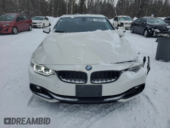 2016 BMW 4 Series 428i xDrive with VIN WBA3N9C51GK249915, listed as a Copart auction lot 43866985 with 82,082 mi miles and Salvage Title. Bid and sale history available at carsss.com. Image 5.