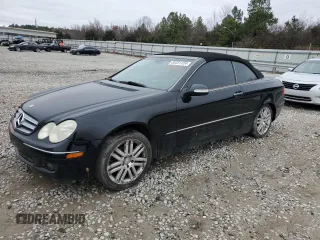 2008 Mercedes-Benz CLK-Class 3.5L with VIN WDBTK56F88F246009, listed as a Copart auction lot 43073965 with 161,324 mi miles and Salvage Title. Bid and sale history available at carsss.com. Image 1.