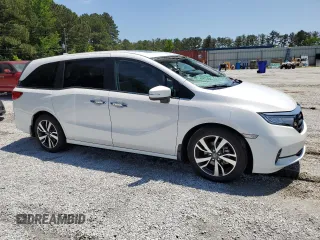 2023 Honda Odyssey Touring с VIN 5FNRL6H84PB071841, выставлен на аукционе Copart как лот 56030675 с пробегом 24 615 миль миль и Списание • Salvage title. История ставок и продаж доступна на DreamBid. Изображение 4.