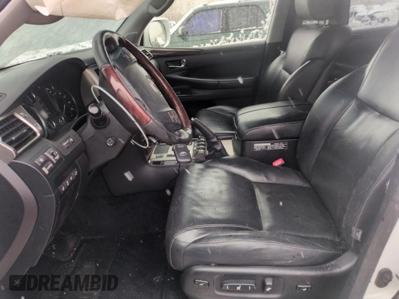 2013 Lexus LX 570 with VIN JTJHY7AX2D4101858, listed as a Copart auction lot 53908465 with 149,930 mi miles and Salvage title. Bid and sale history available at DreamBid. Image 7.