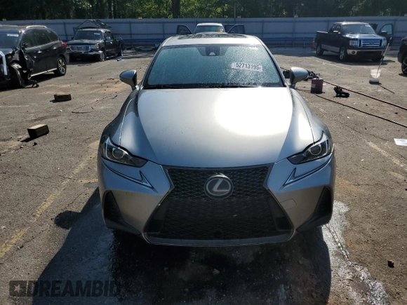 2018 Lexus IS 300 with VIN JTHBA1D2XJ5075055, listed as a Copart auction lot 52713195 with 62,597 mi miles and Salvage title. Bid and sale history available at DreamBid. Image 5.
