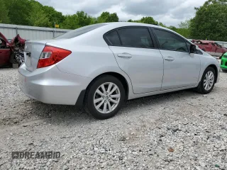 2012 Honda Civic EX with VIN 2HGFB2F80CH557022, listed as a Copart auction lot 54429535 with 189,345 mi miles and Clean Title. Bid and sale history available at DreamBid. Image 3.