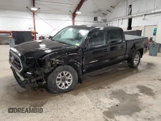 2017 Toyota Tacoma SR5 with VIN 5TFDZ5BN5HX028165, listed as a Copart auction lot 52676445 with 114,824 mi miles and Salvage Title. Bid and sale history available at carsss.com. Image 1.
