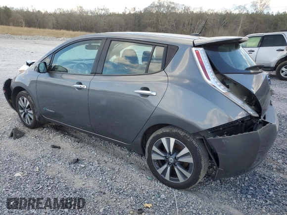 2016 Nissan LEAF SL with VIN 1N4BZ0CP4GC301845, listed as a Copart auction lot 87468444 with 79,397 mi miles and Salvage Title. Bid and sale history available at carsss.com. Image 2.