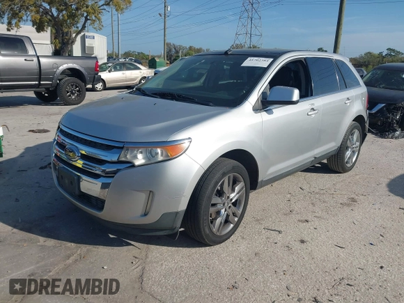 2011 Ford Edge Limited with VIN 2FMDK3KC1BBA59270, listed as a IAAI auction lot 41702384 with 95,695 mi miles. Bid and sale history available at carsss.com. Image 17.