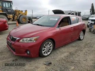 2012 Lexus CT with VIN JTHKD5BH4C2113311, listed as a Copart auction lot 54428685 with 150,406 mi miles and Salvage Title. Bid and sale history available at carsss.com. Image 1.