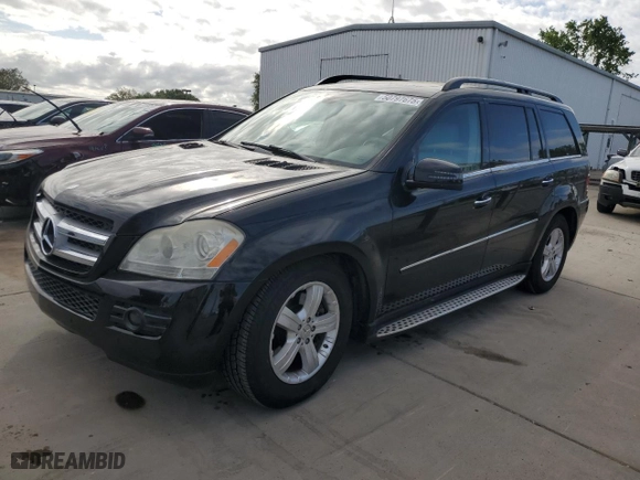 2007 Mercedes-Benz GL-Class with VIN 4JGBF22EX7A295054, listed as a Copart auction lot 50797675 with 172,836 mi miles and Salvage Title. Bid and sale history available at carsss.com. Image 1.
