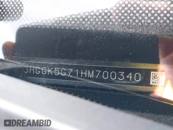 2017 Honda Fit EX with VIN 3HGGK5G71HM700340, listed as a IAAI auction lot 41911268 with 82,973 mi miles and . Bid and sale history available at DreamBid. Image 17.