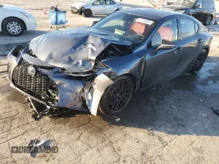 2023 Lexus IS with VIN JTHAP1D20P5002277, listed as a Copart auction lot 43239005 with 25,654 mi miles and Salvage Title. Bid and sale history available at carsss.com. Image 1.