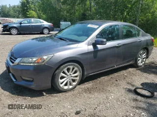 2014 Honda Accord Touring with VIN 1HGCR2F91EA808932, listed as a Copart auction lot 62844875 with 212,604 mi miles and Salvage title. Bid and sale history available at DreamBid. Image 1.